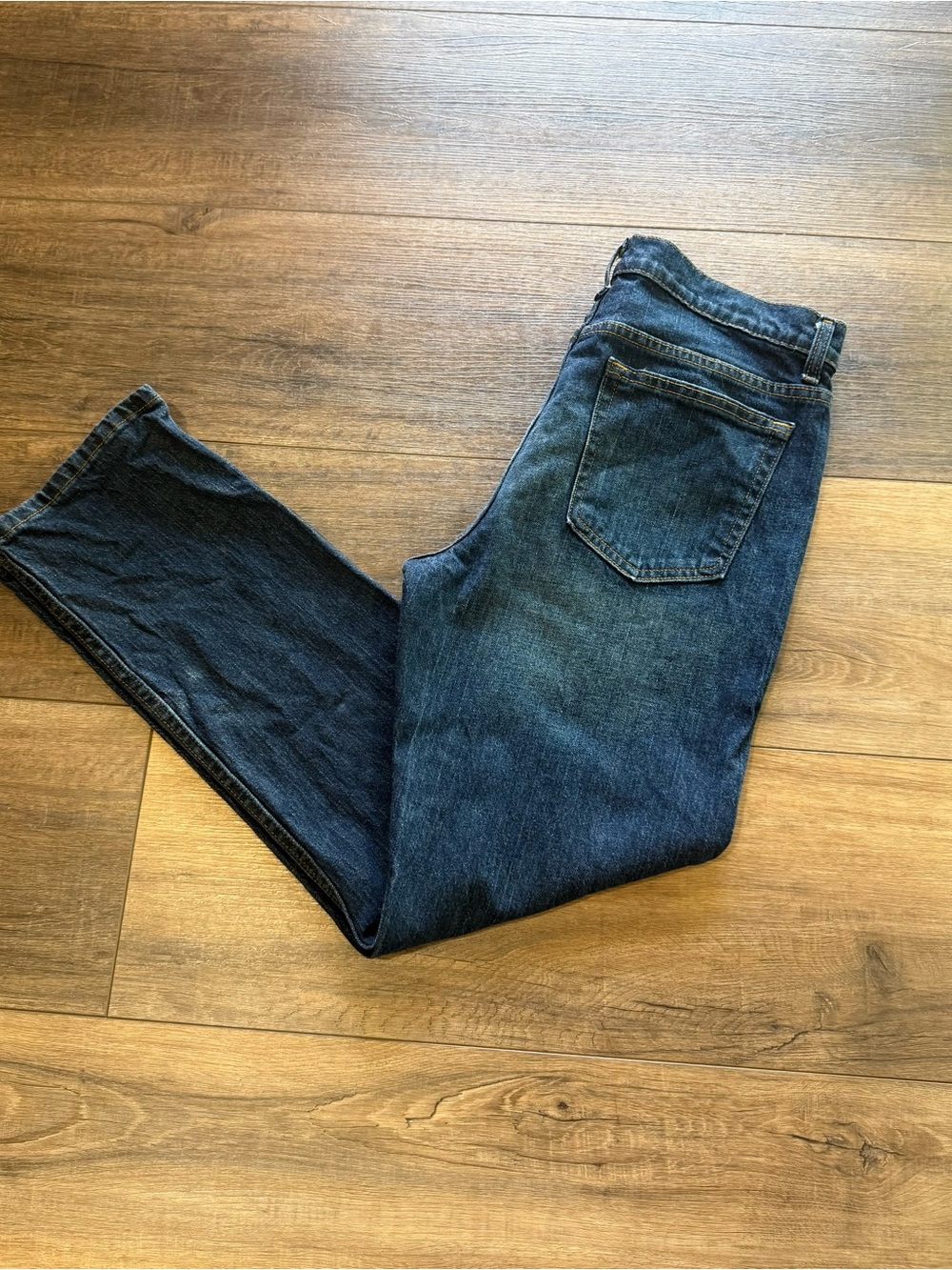 Men’s George Straight Fit Dark Blue Jeans